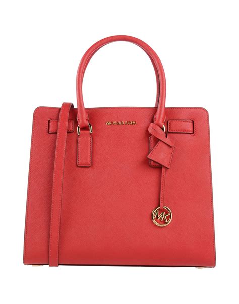 michael kors red tote bag uk|Michael Kors red shoulder bag.